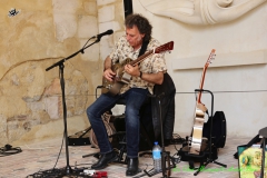 Thierry Lepicier  et ses guitares à résonnateur